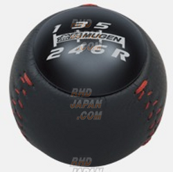 Mugen Sphere Shift Knob 6MT Leather - Black - RHDJapan